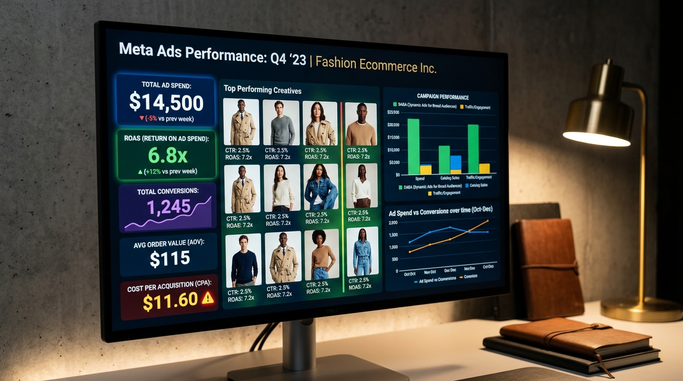 Meta Advertising for Fashion E-commerce: 24/7 Optimization
