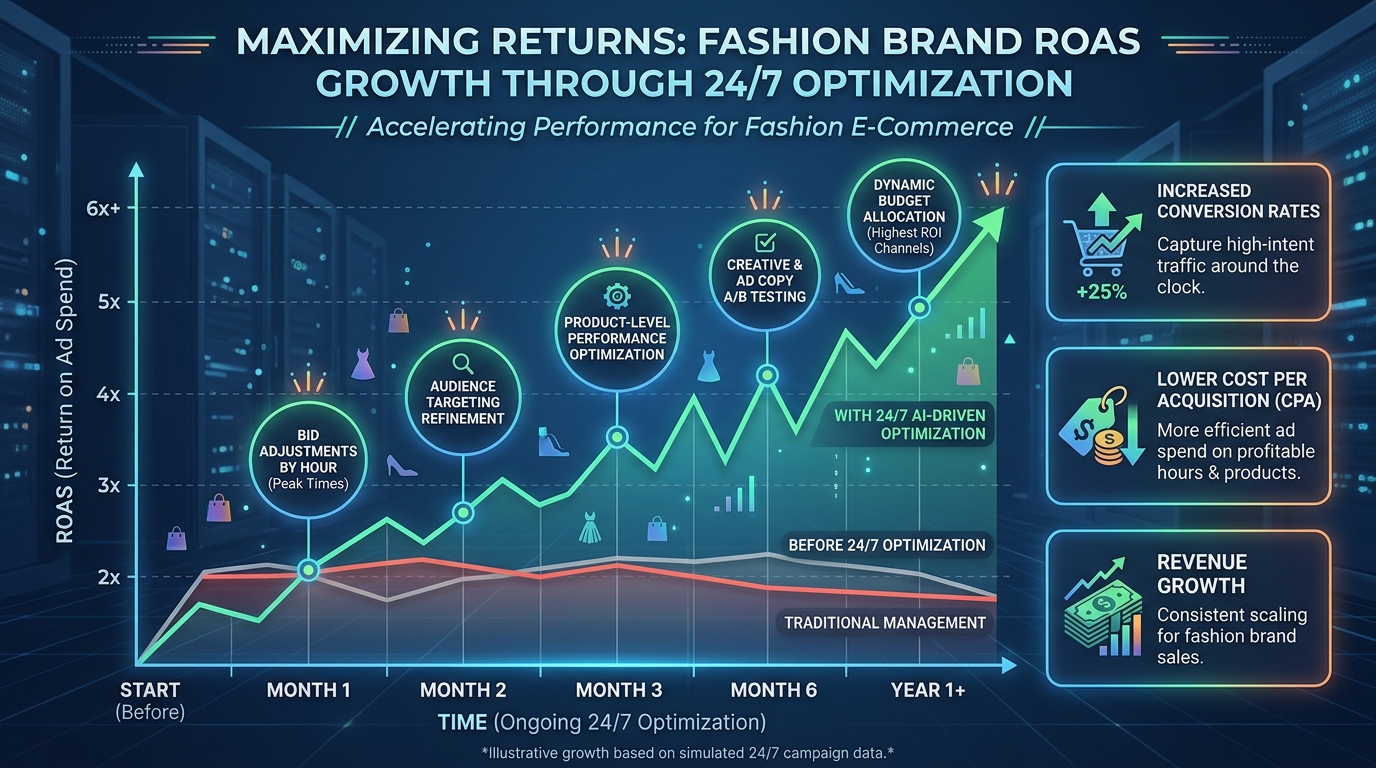 ROAS optimization chart for meta advertising - campaign detail