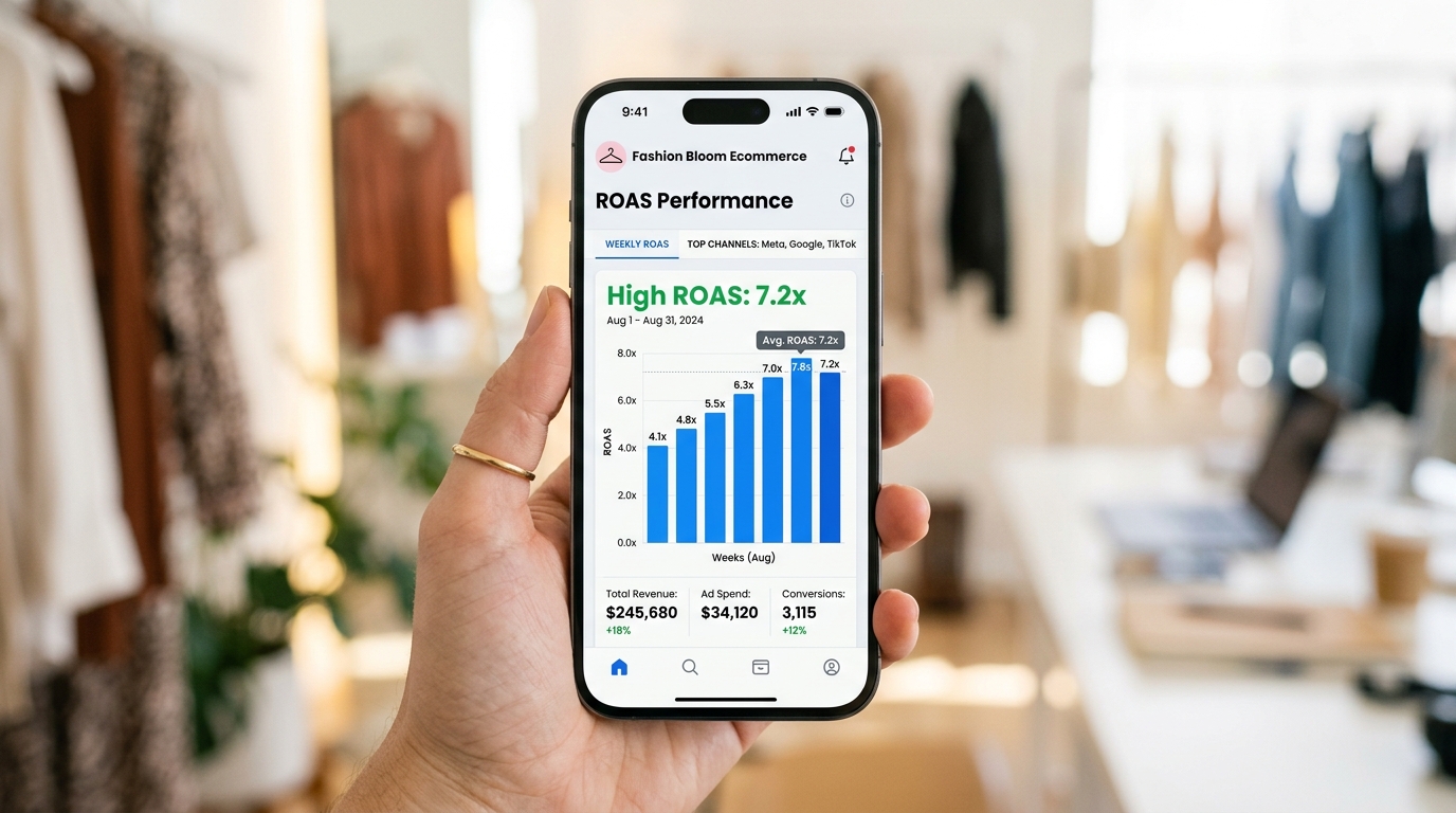 Meta ROAS for Fashion Ecommerce Garment Marketing