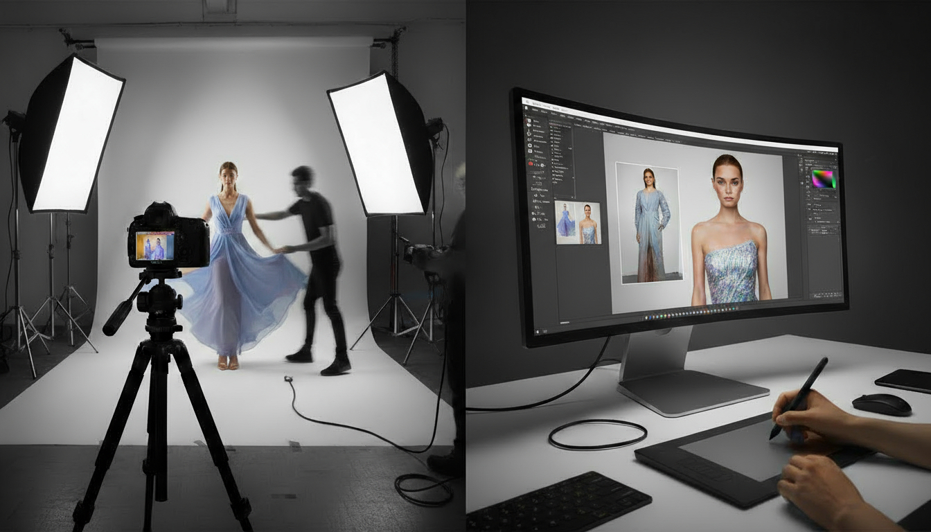 Fashion AI workflow illustration