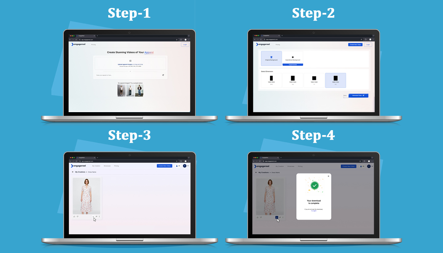 Fashion AI workflow illustration