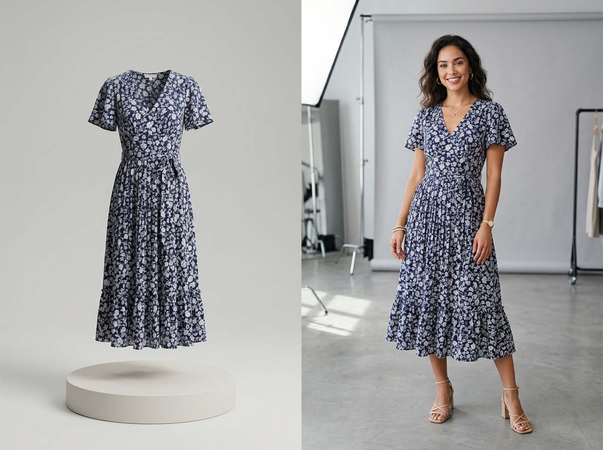 How to Convert Flat Lay to On-Model with AI for Your Fashion Catalog