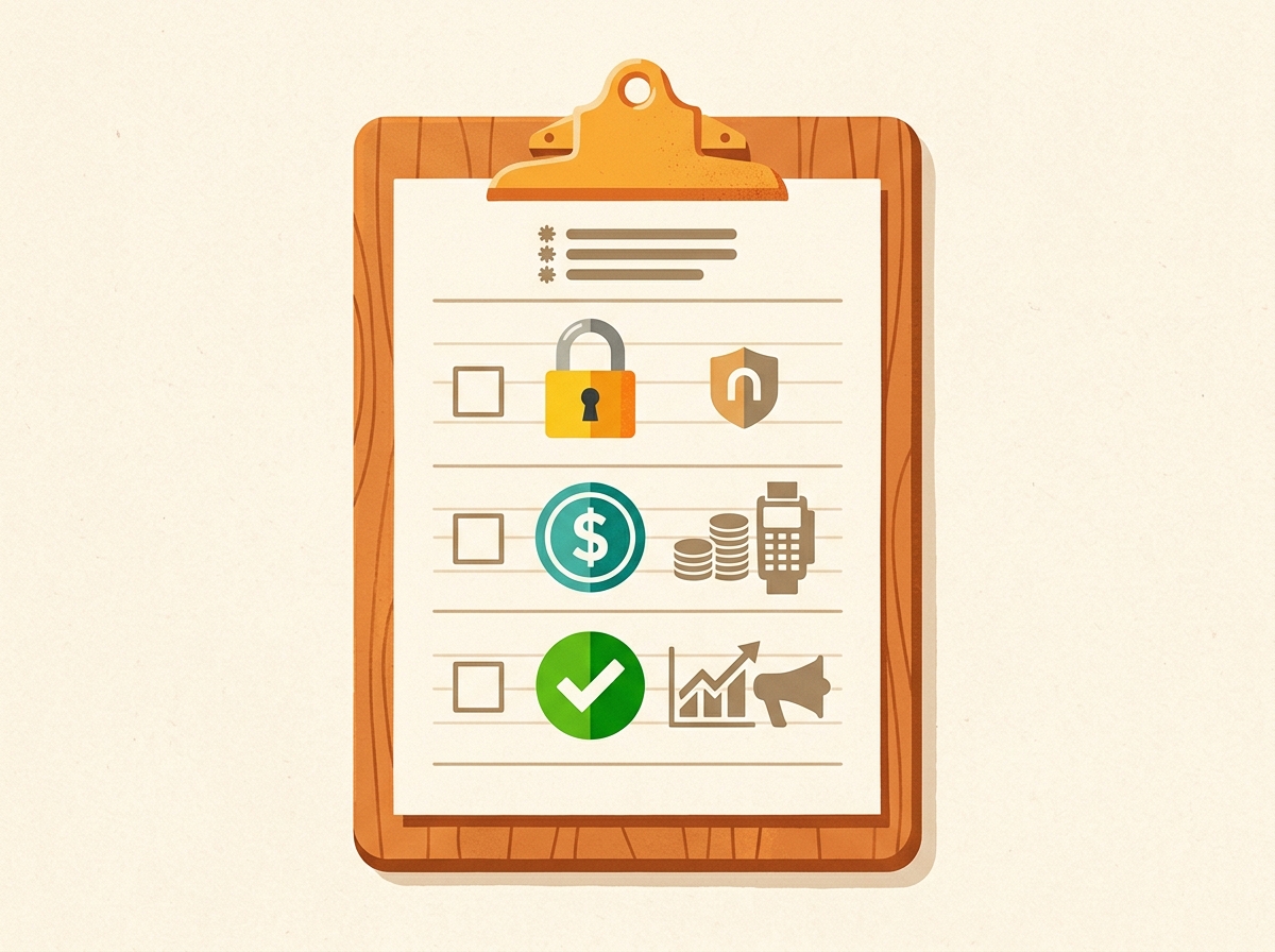 Checklist for preventing Facebook ad account restrictions, covering security, payments, and ad compliance.
